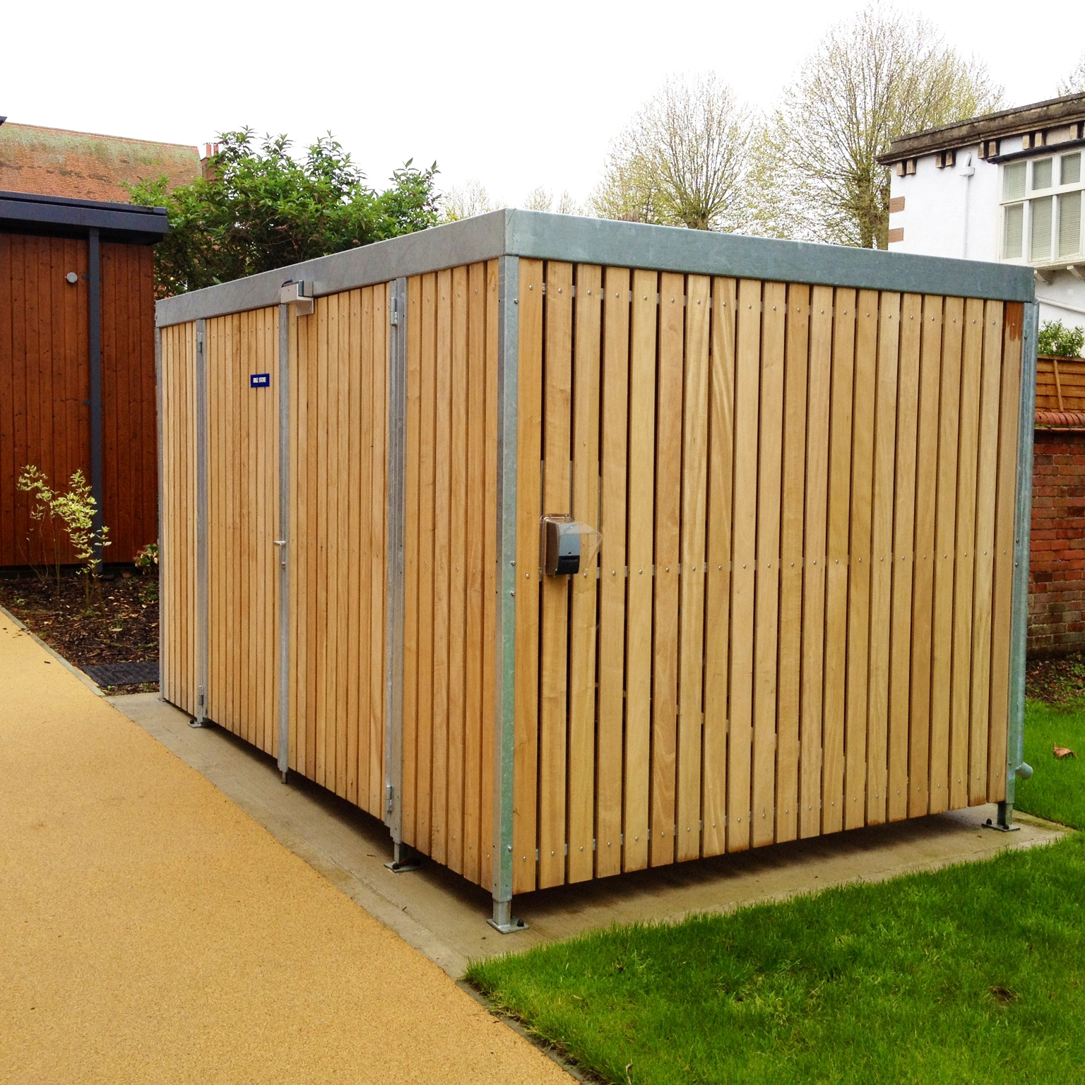 Timber Clad Storage Shelter